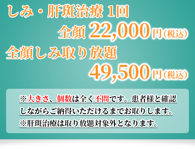 しみ・肝斑治療